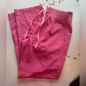 Figs Women's Livingston Scrub Pants in F*ing Pink